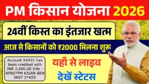 PM Kisan 24th Installment Date 2026